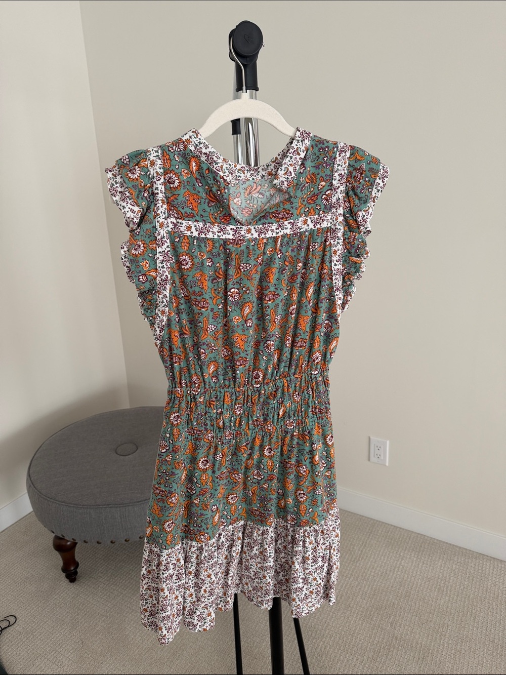 Universal Thread Floral Tiered Ruffle Dress - Picture 6 of 7